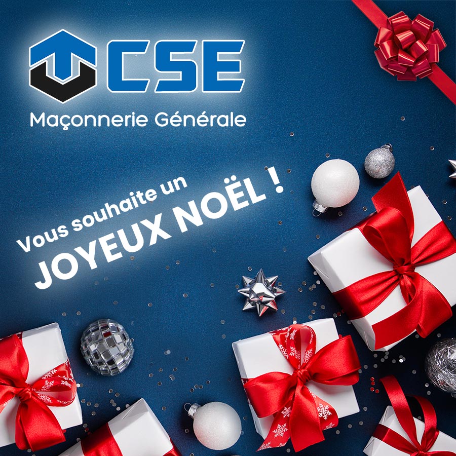 CSE MAÇONNERIE maçon à Orange dans le Vaucluse vous souhaite un joyeux Noël !