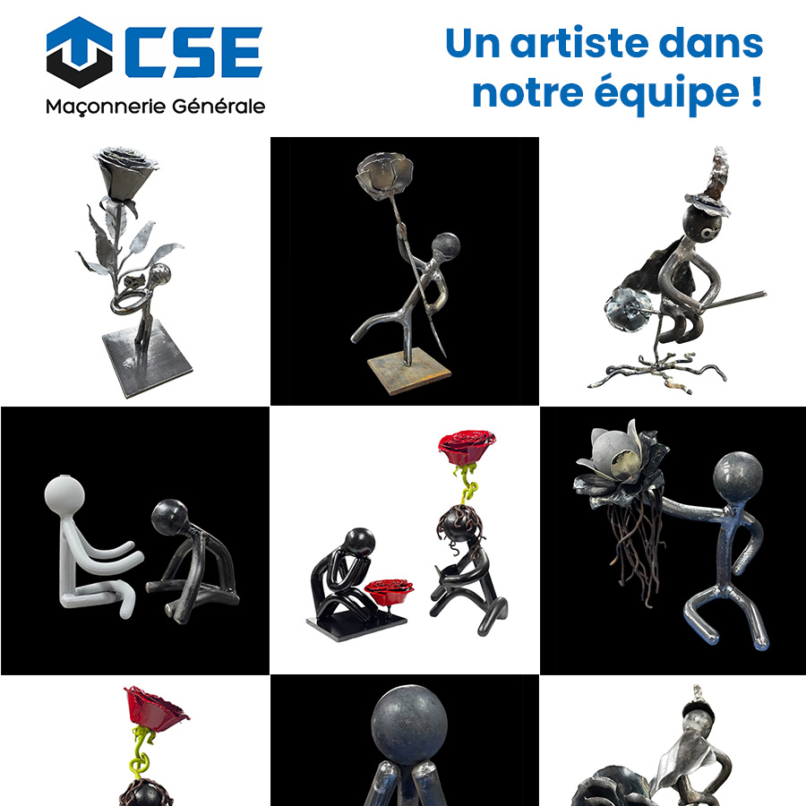CSE MACONNERIE Serge Colas - Maçon à Orange dans le Vaucluse - Sculpture et Soudure métal